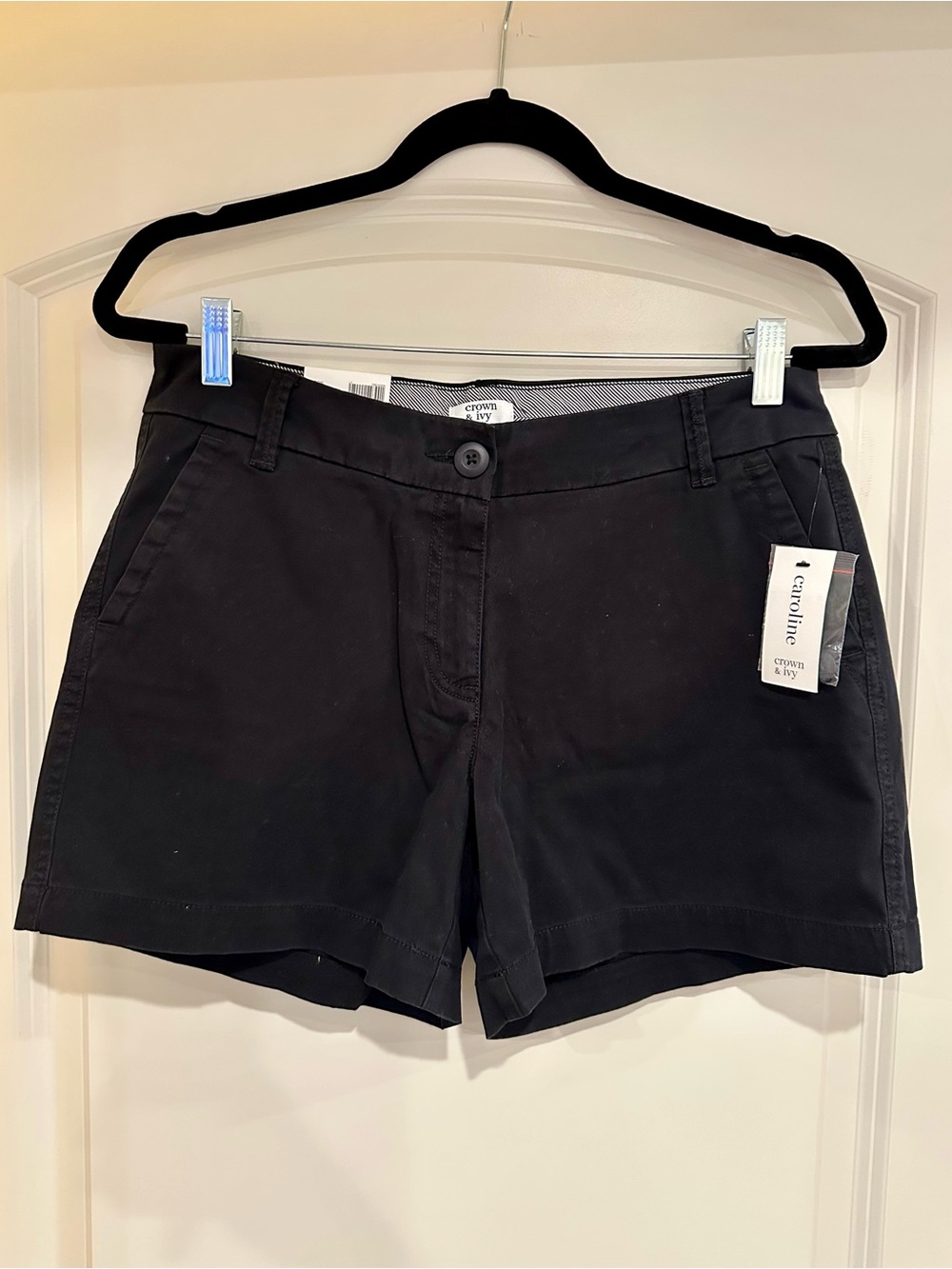 Crown & Ivy Women's Black Shorts